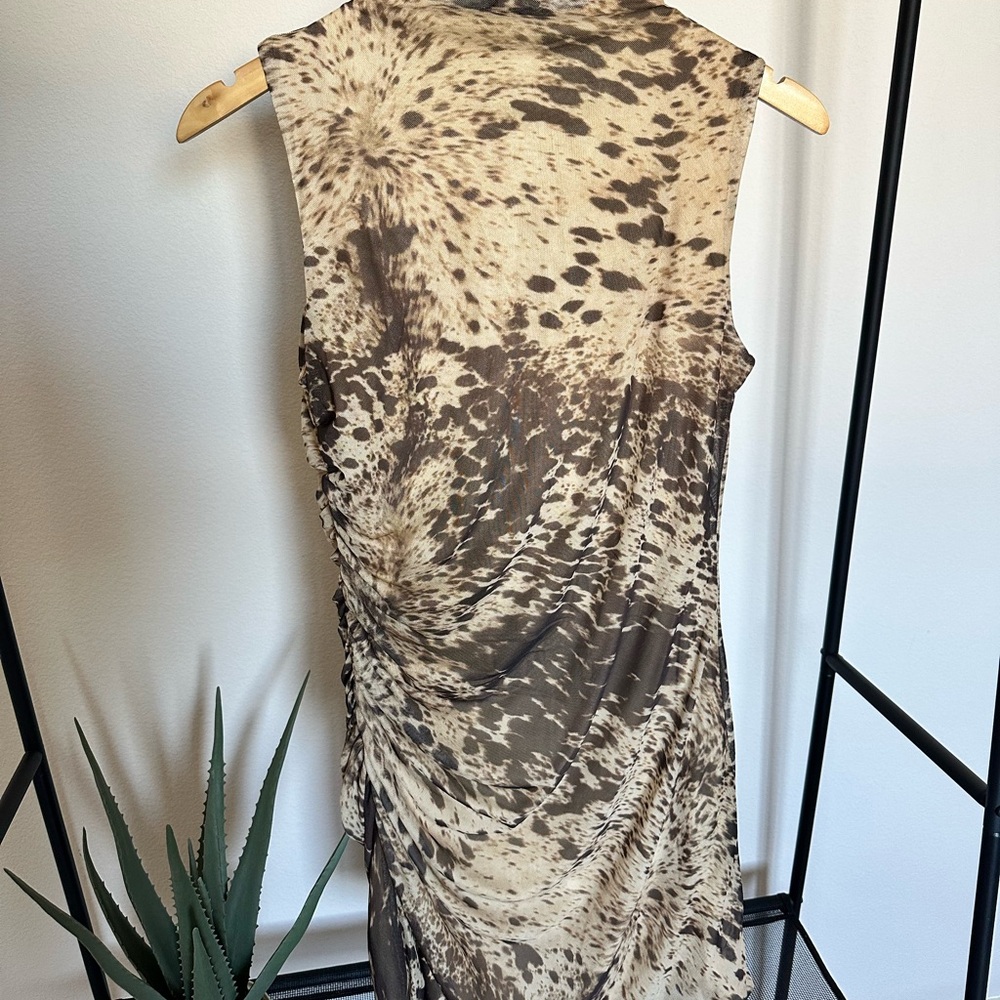 House of Harlow 1960 Animal Print Top